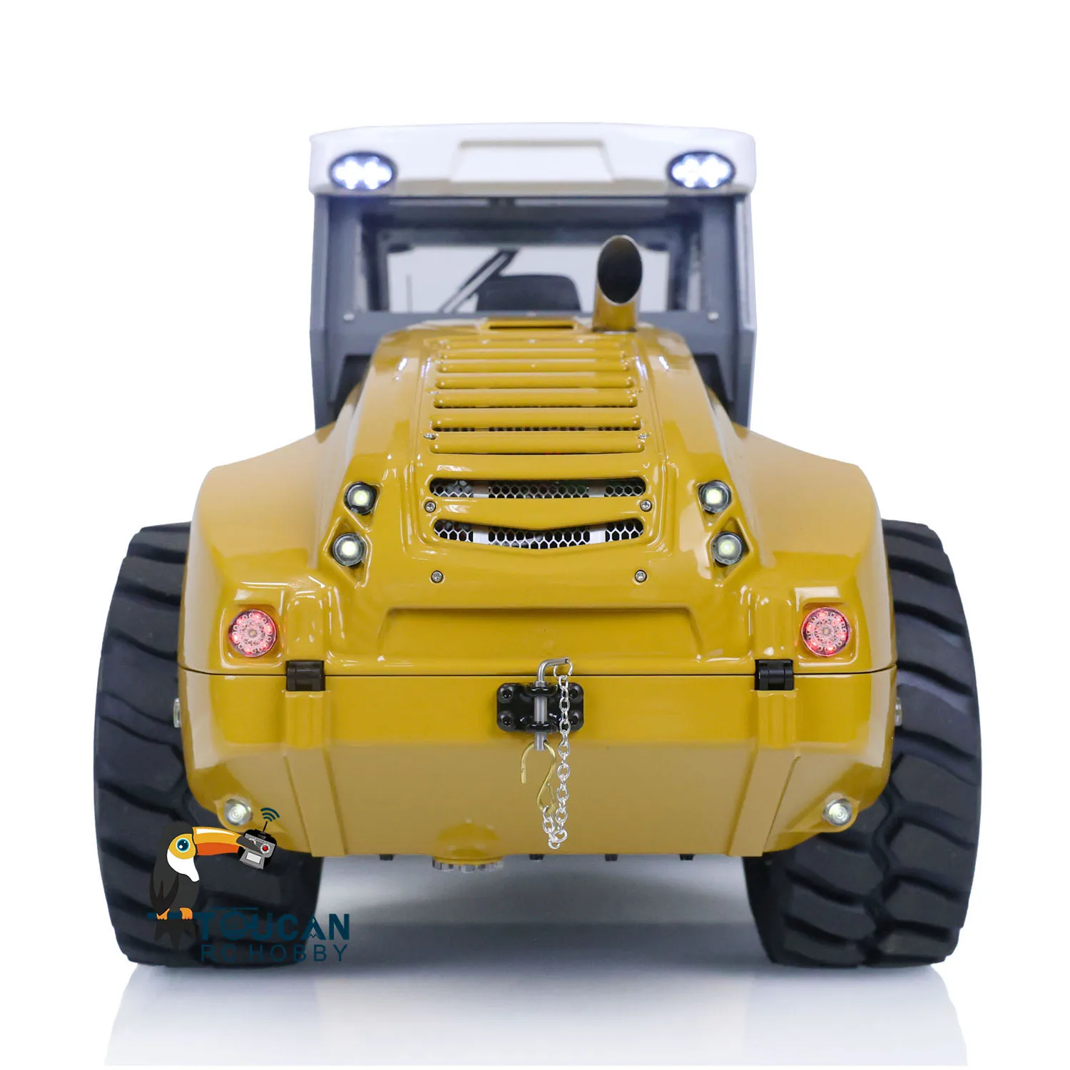 In Stock 1/14 LESU Hydraulic RC Road Roller Metal Aoue-H13i Construction Truck Car Toucan Model Remote Controller Toys THZH1517