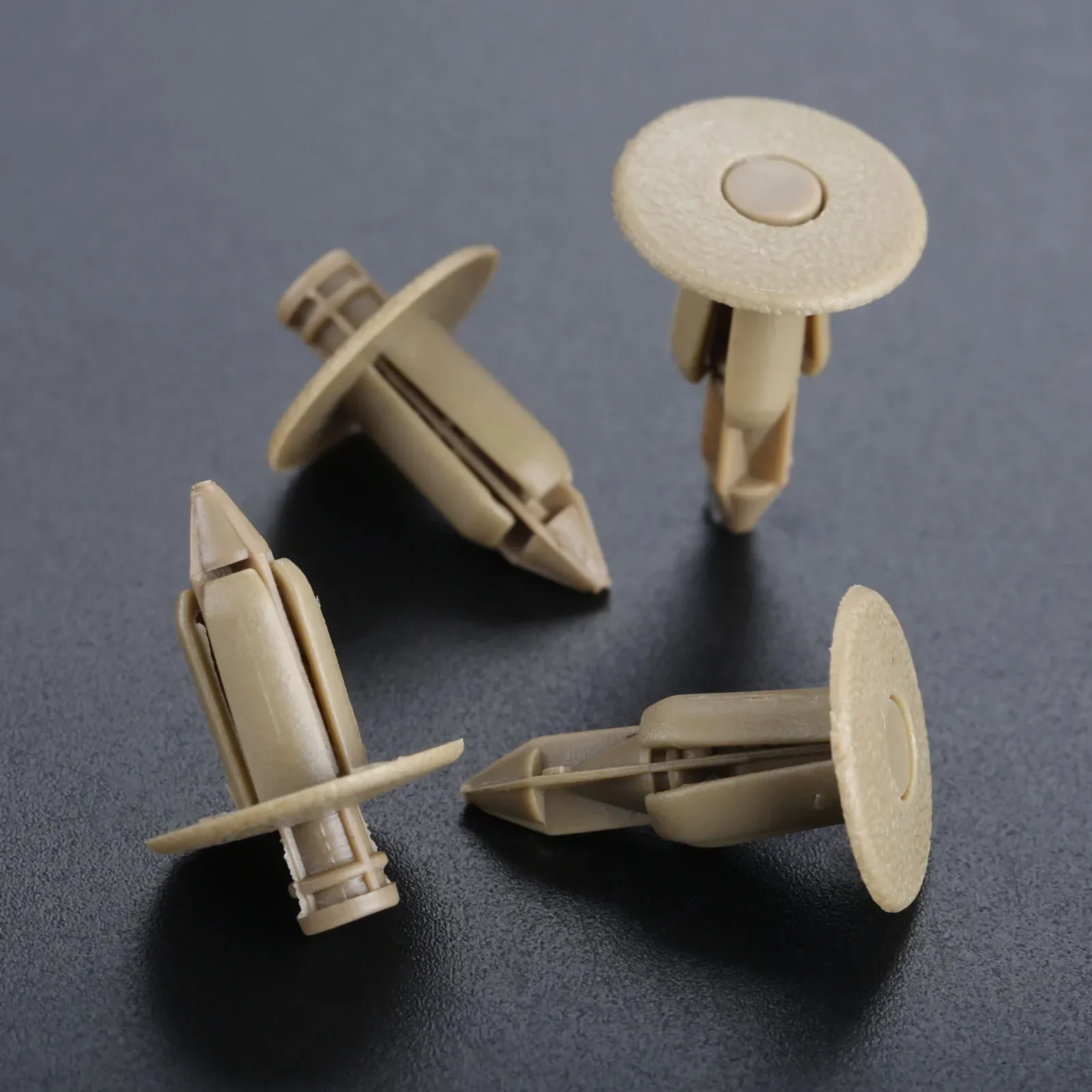 50Pcs Beige Plastic Rivets Car Door Trim Panel Fastener Clips Retainer 39964090 For Volvo C70 S60 S80 V70 1997 98-06 07 08 09 10