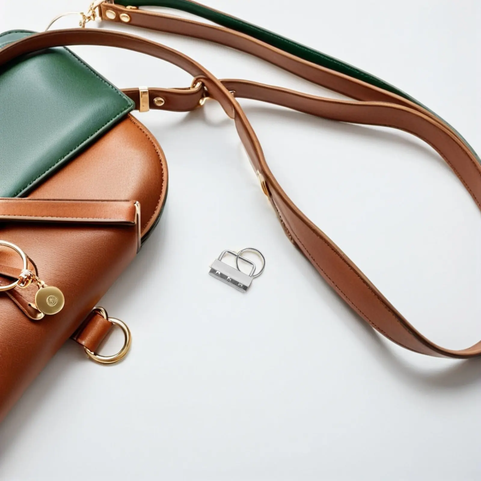 

Набор из 30 металлических застежек-концевиков для брелоков, ремешков, шнурков, изготовления сумок и поделок своими руками