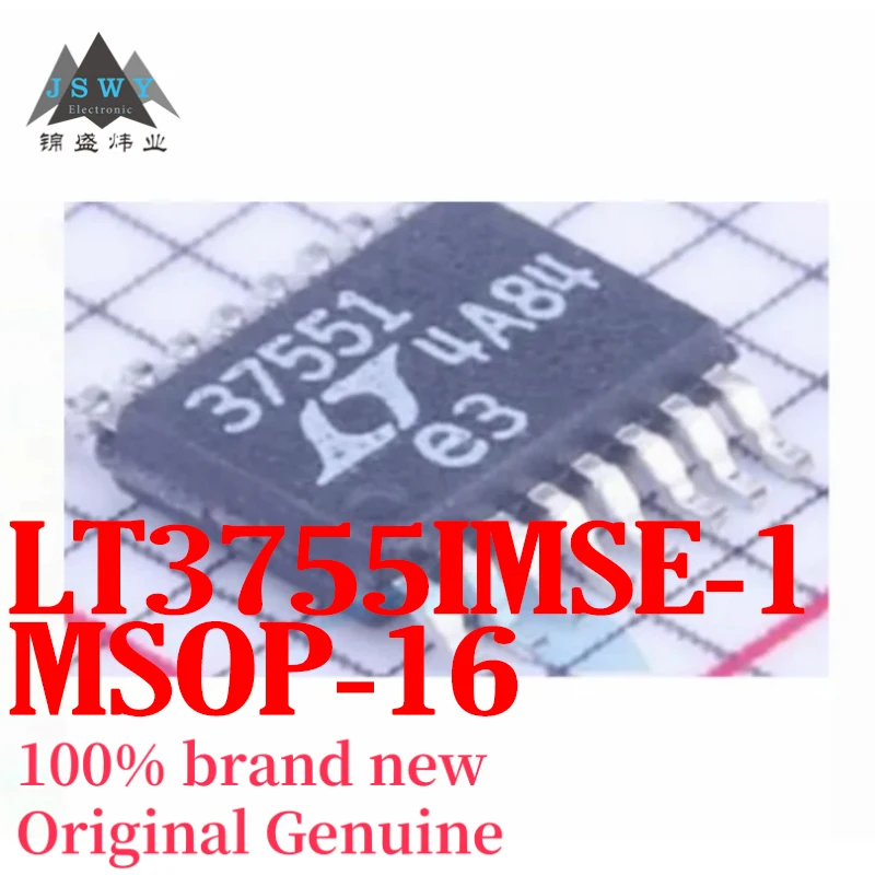 

(1/10 pcs) LT3755IMSE-1 LT3755 Silk-Screen 37551 MSOP16 Driver Genuine Stock Fast Shipping Free Shipping