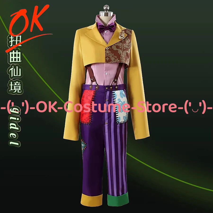 

[Customized Size] Twisted Wonderland Gidel Halloween Playful Land Cosplay Costume with Hat Roleplay Outfit Party Uniform Suit