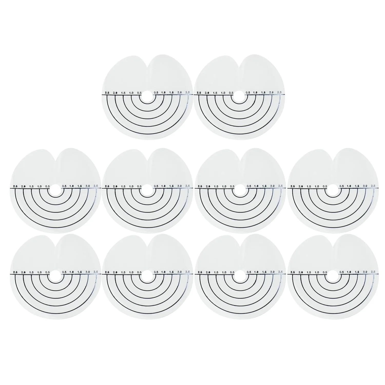 

10pcs Heat Protector Shields for V Light Hair Extensions Clear Insulation Sheets for Glue Blocking Heat Resistance in Hair