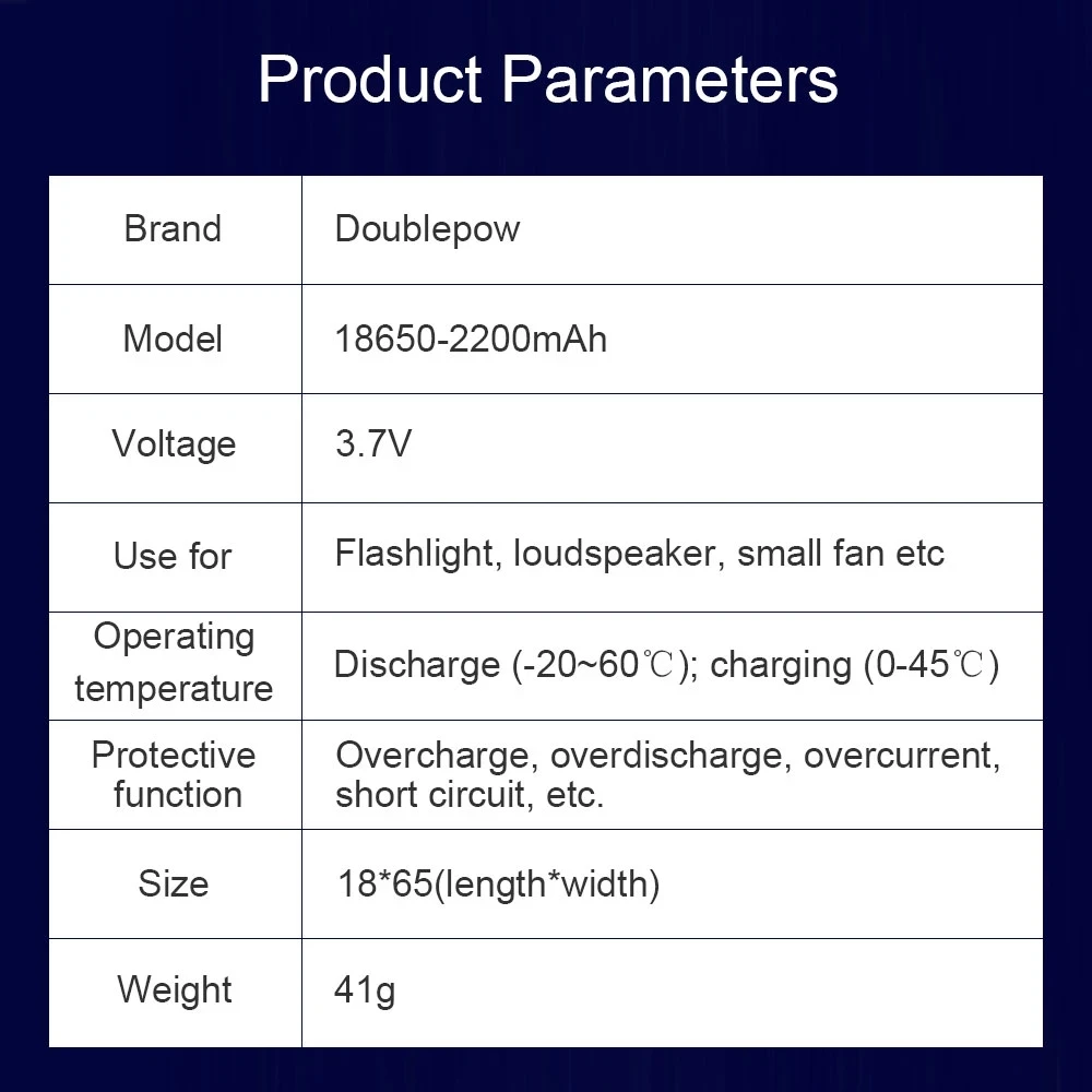 18650 Battery 3.7V 2200mah ICR Rechargeable Lithium Battery Li-lon Li-po Battery For Headlamp Mini Fan Laser Pointer Flashlight