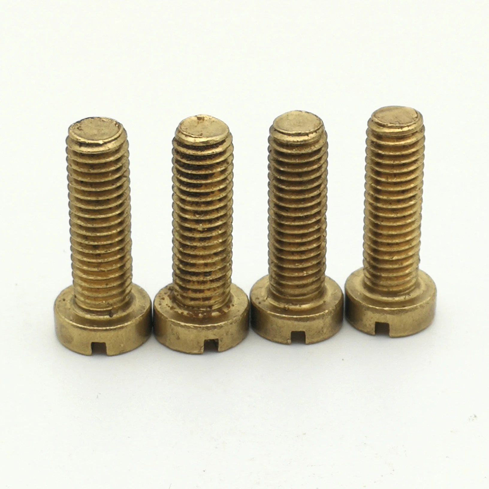 M2~M8 Brass Slotted Cheese Head Screw GB65 Brass Screw Brass Bolt M2 M2.5 M3 M4 M5 M6 M8