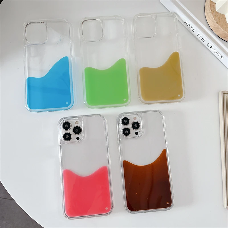 Milk liquid phone cases for iphone 15 14 13 Pro Max case para coque iPhone  15Pro 15 quicksand jelly candy color cover girl shell - AliExpress ...