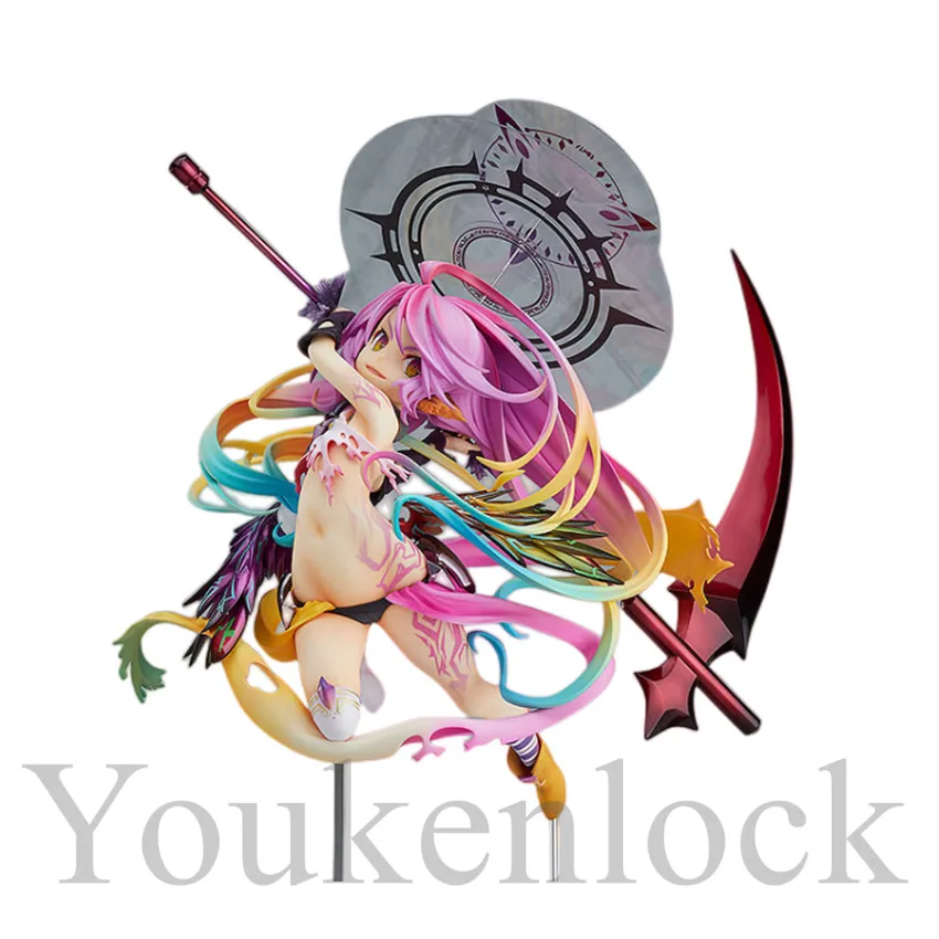 31CM No Game No Life Zero Jibril Great War Anime Figure PVC Action Figure Statue Collection Desktop Model Adult Product Toy Doll