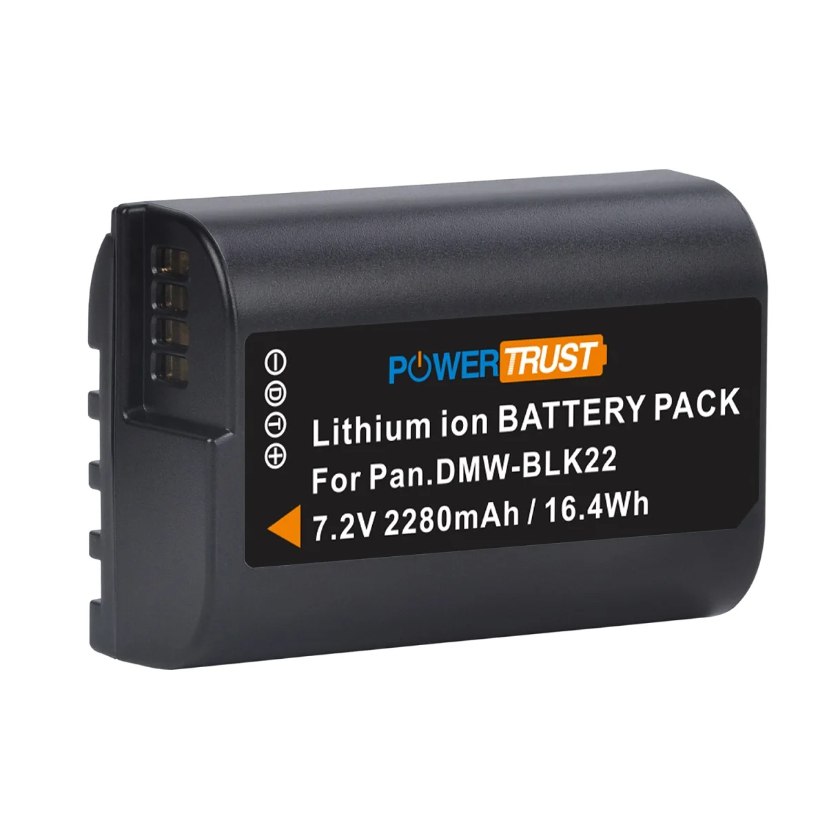 DMW-BLK22 Battery/ Dual Bay Battery Charger for Panasonic DMW-BLK22E and Lumix DC-S5, S5 II, S5 IIX, GH6, GH5 II, DC-S5KK S5M2X