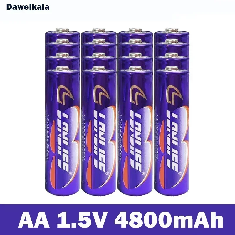 1.5V AA rechargeable battery 4800mah AAA 1.5V new alkaline rechargeable battery, suitable for LED light toys MP3