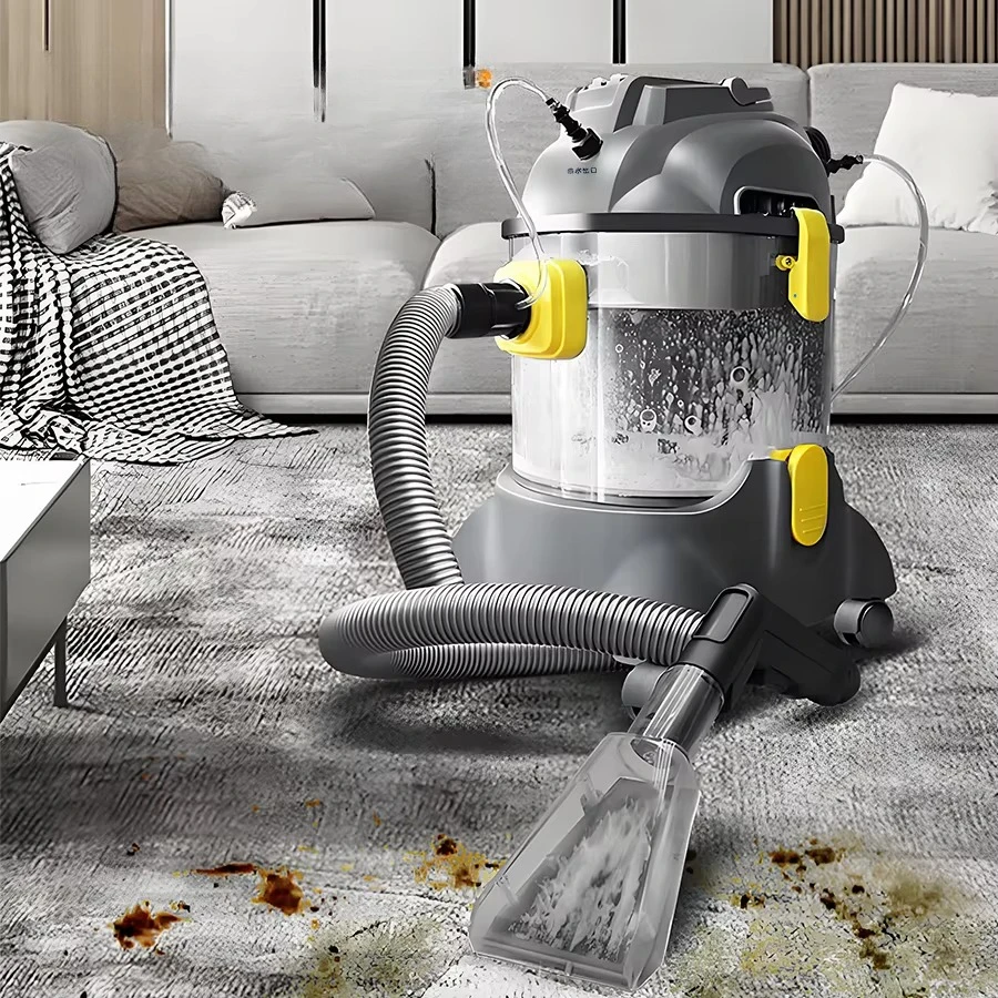 Extractor High Pressure Upholstery Cleaning Machine Car Wet and Dry Vacuum with Sprayer Electric Vacuum Cleaner 3-in-1 Carpet