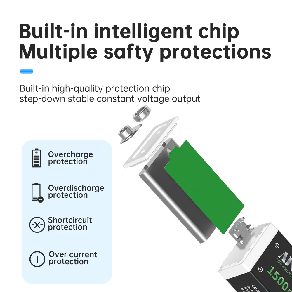 1500mAh Type-C USB 9 볼트 리튬 이온 충전지 6F22 9V 리튬 이온 리튬 배터리 RC 헬리콥터 모델 마이크 장난감