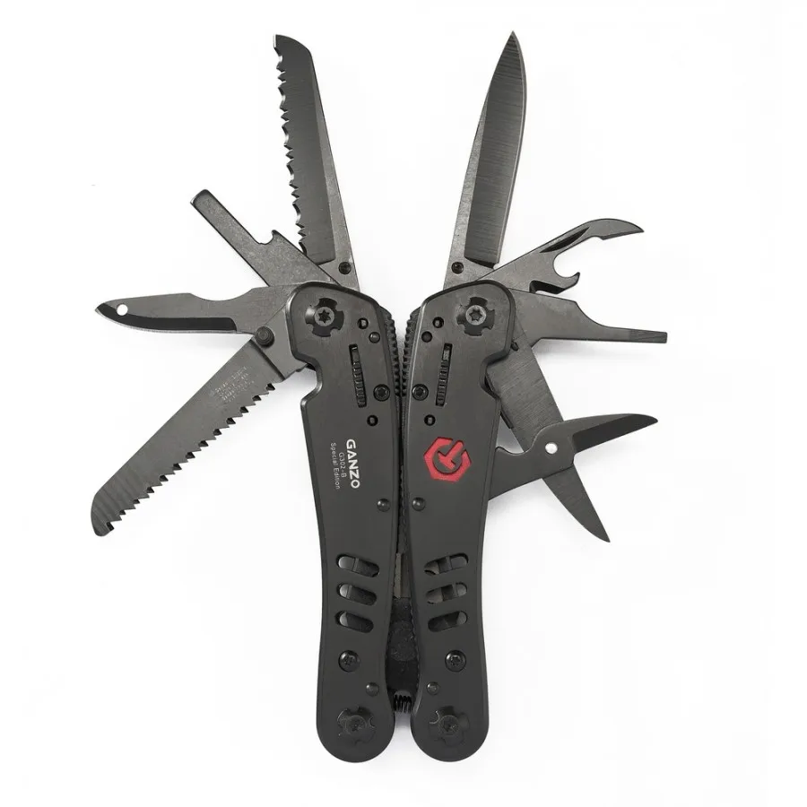 Ganzo G302 G302B G302H Multi pliers 26 Tools in One Hand Tool Set Screwdriver Kit Portable Folding Knife Stainless pliers