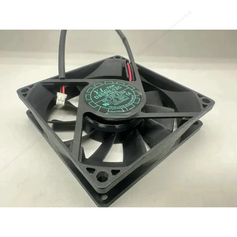 W  FOR Wholesale In Groups Of Four, Original Yuelun 8020 D80SH-12C 12V 0.70A Large Air Volume Power Supply Cooling Fan