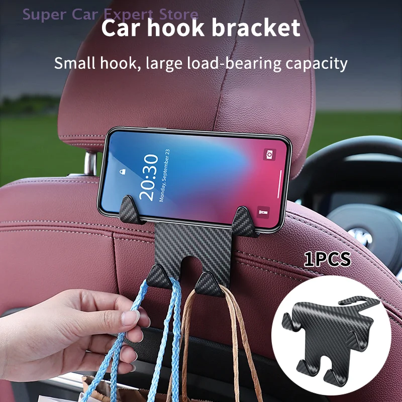 

Universal For Handbag Purse Coat Fit Universal Vehicle Car Holder Car Seat Headrest Hook Hanger Black Storage Organizer