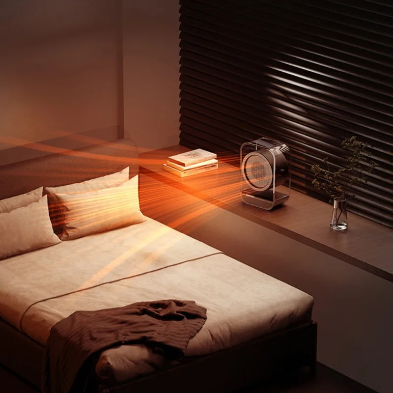 

【OFF SHELF】Compact Electric Heater With Overheat Protection For Office, Dorms Portable Desk Heater-US Plug Power-Saving