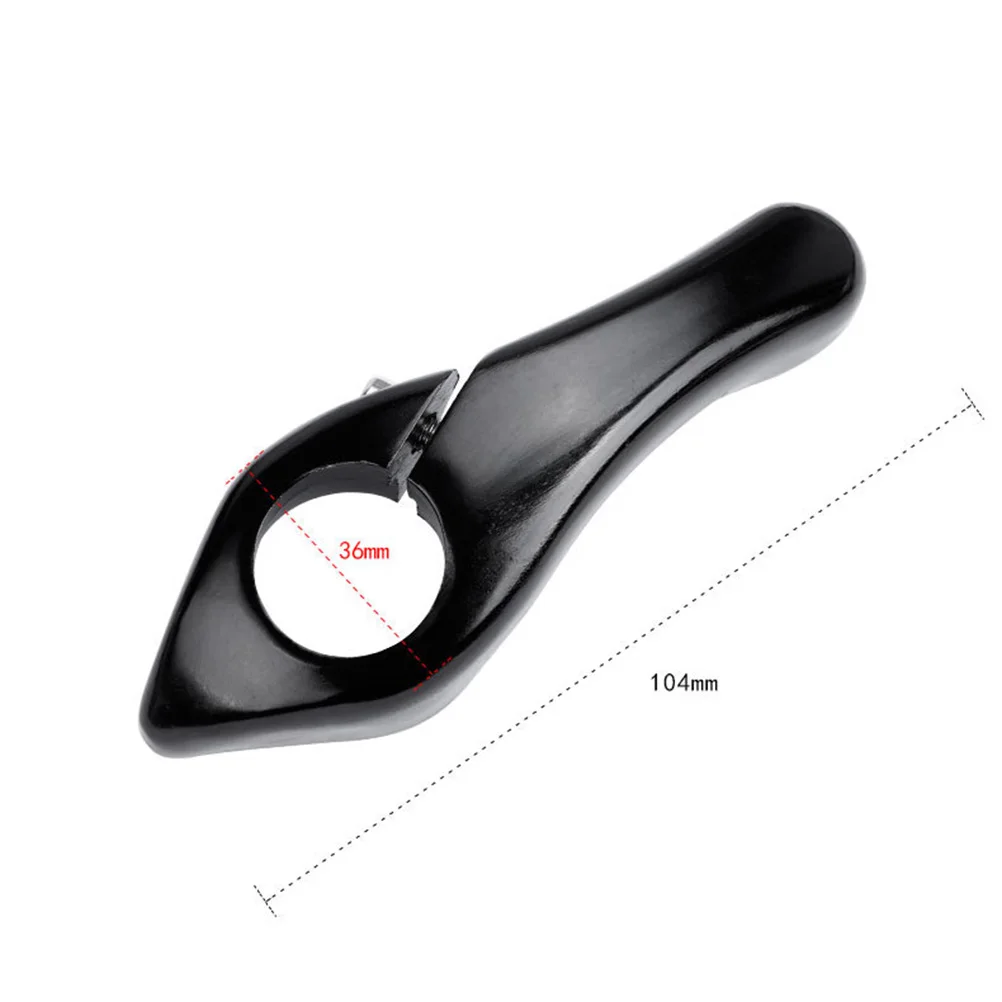 

1 Pair Aluminum Alloy Bike Bar Ends Road Bicycle Auxiliary Handlebar Vice Handlebar Parts For Mountain Bikes Black