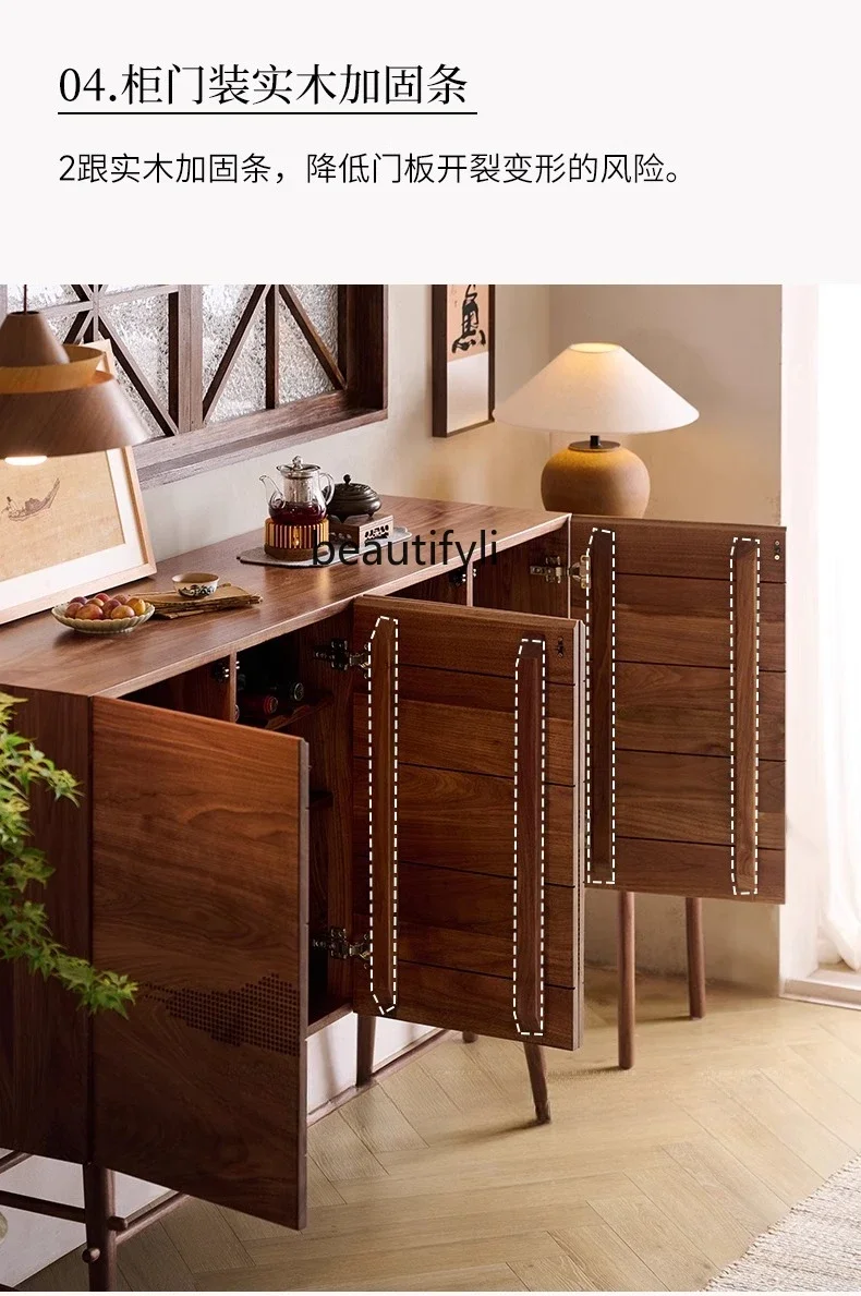 

ss K178Side cabinet, all solid wood landscape entrance cabinet, living room wall locker