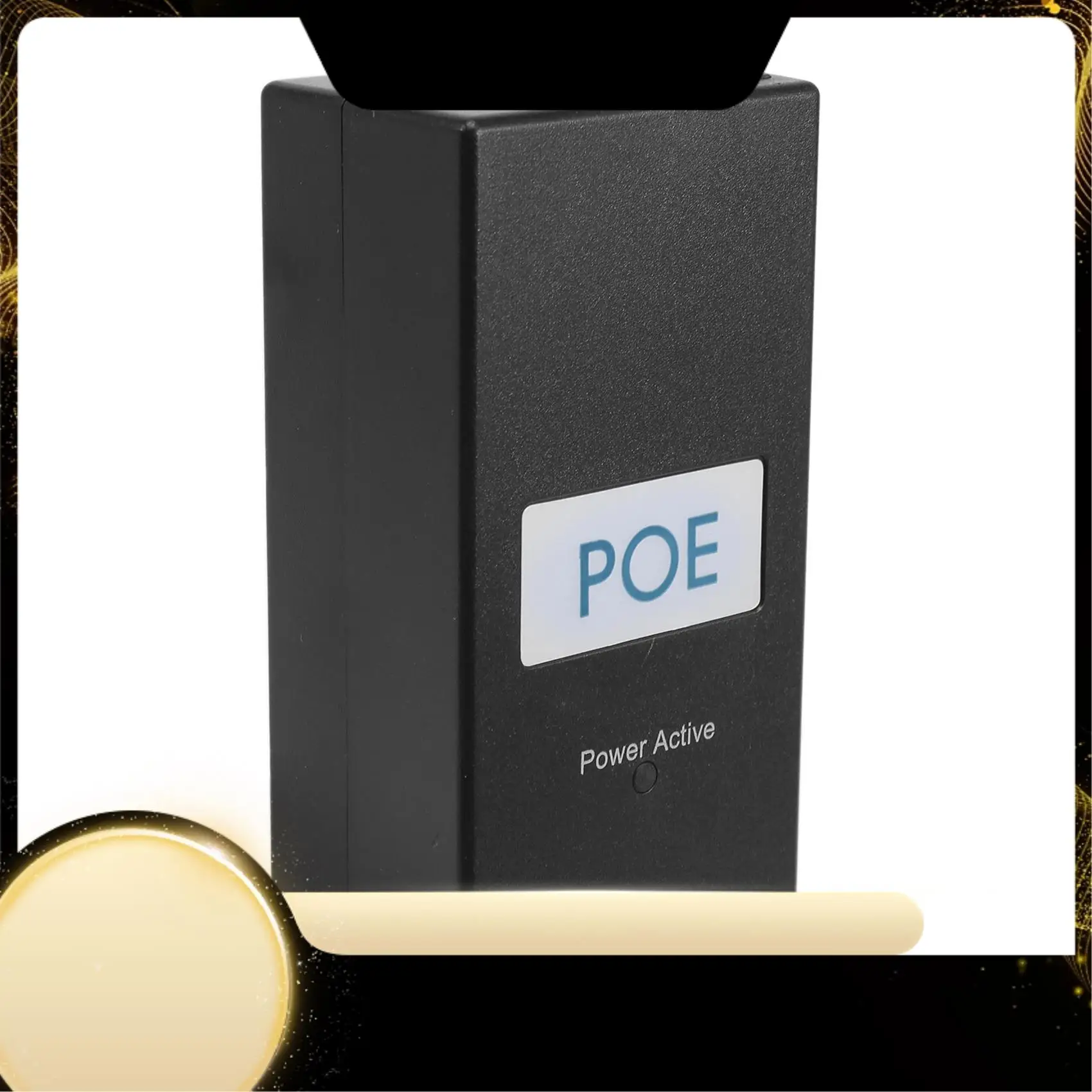 

0,5 А настольный инжектор питания POE Ethernet-адаптер видеонаблюдения для источника питания IP-камеры