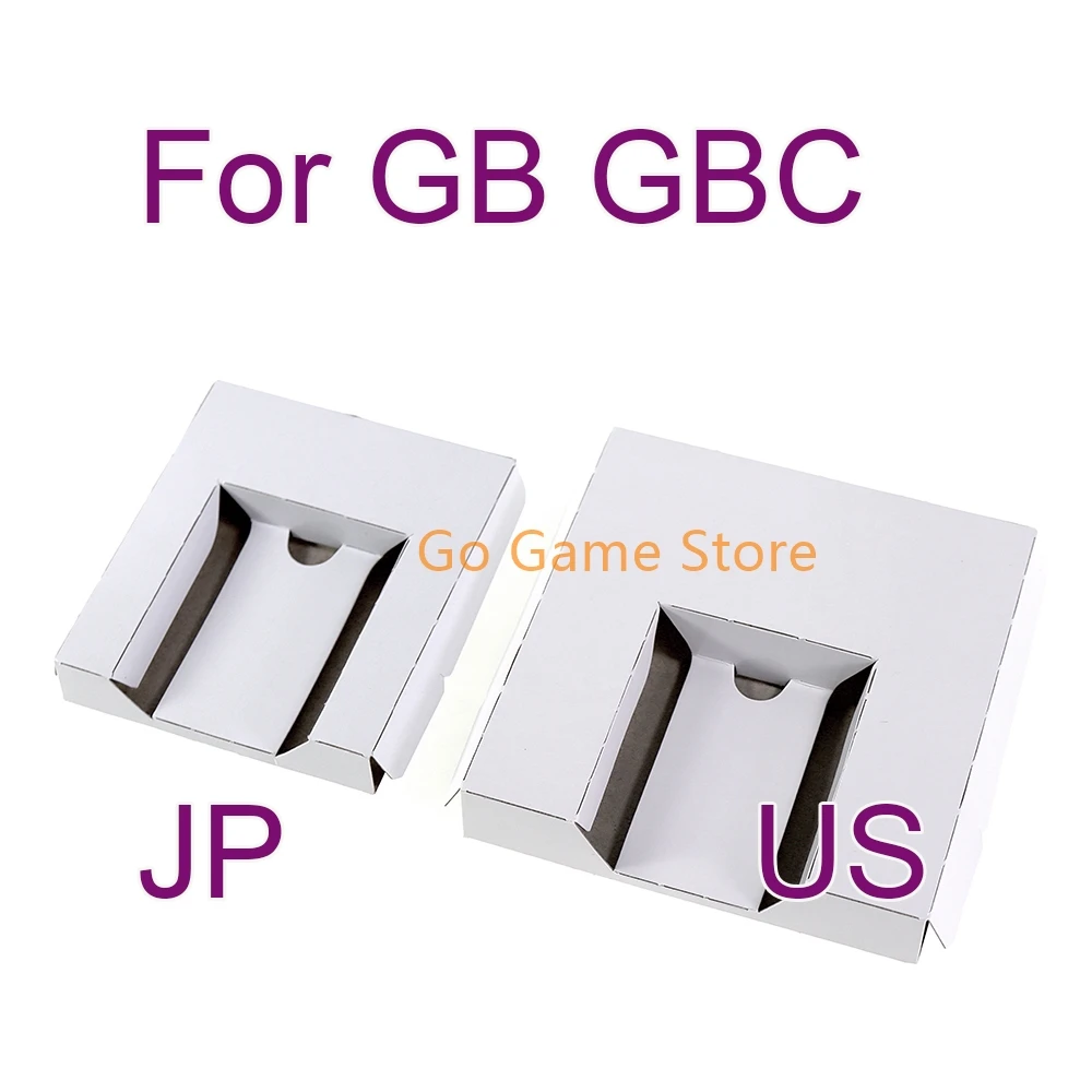 50pcs New Packaging Box Carton Cardboard Inner Inlay Insert Tray For Gameboy Color GB GBC Game Cartridge US JP Version