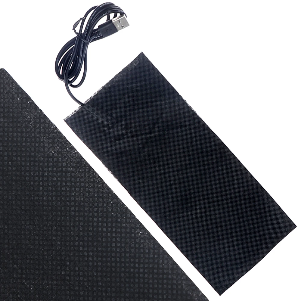 5V USB Warm Paste Pad Carbon Fiber Heating Pad Body Warmer Fast-Heating Heating Film Electric Winter Infrared Fever Heat Mat