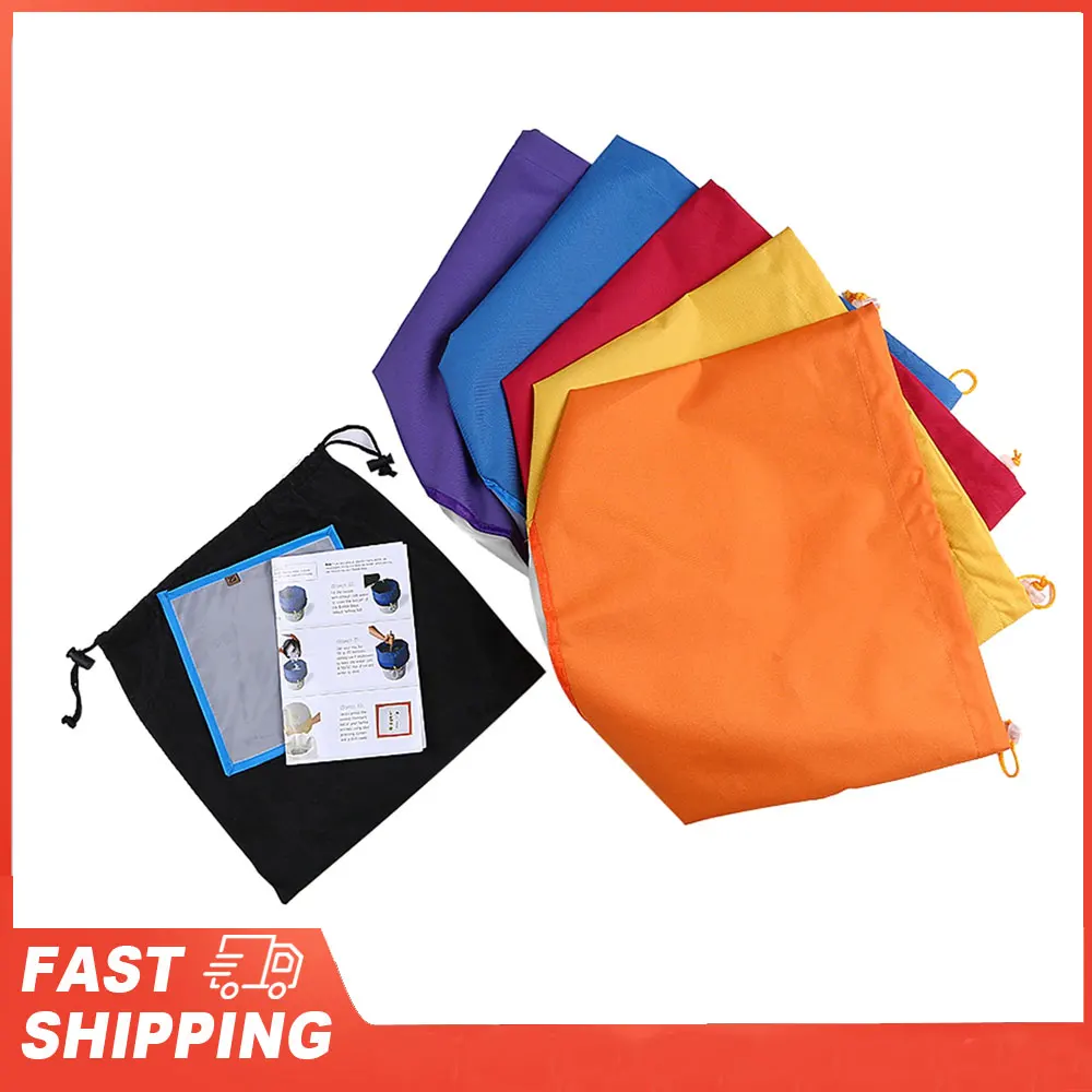 

5 шт./компл. фильтр-мешок на галлон, набор пузырьковых мешков, микроновый мешок, мешки на шнурке, экстракционные мешки с прессовым экраном и сумками для переноски