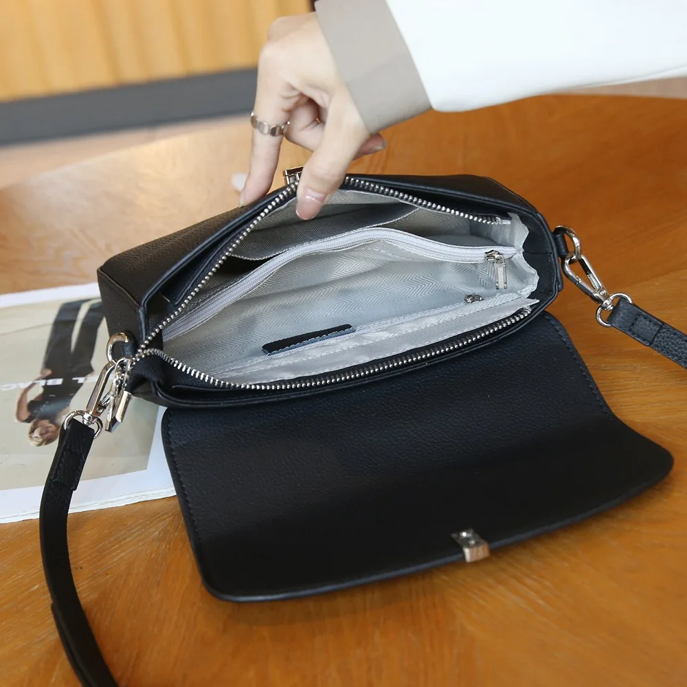 Genuine Leather Women's Handbag 2024 New Versatile Small Square Bag Head Layer Cowhide Underarm Bag High Quality Shoulder Bag