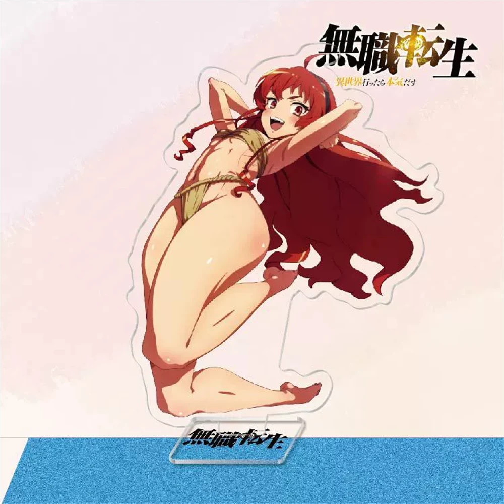 Anime Mushoku Tensei: Jobless Reincarnation Cosplay Acrylic Stand Ornaments Roxy Figure Stand Halloween Gifts