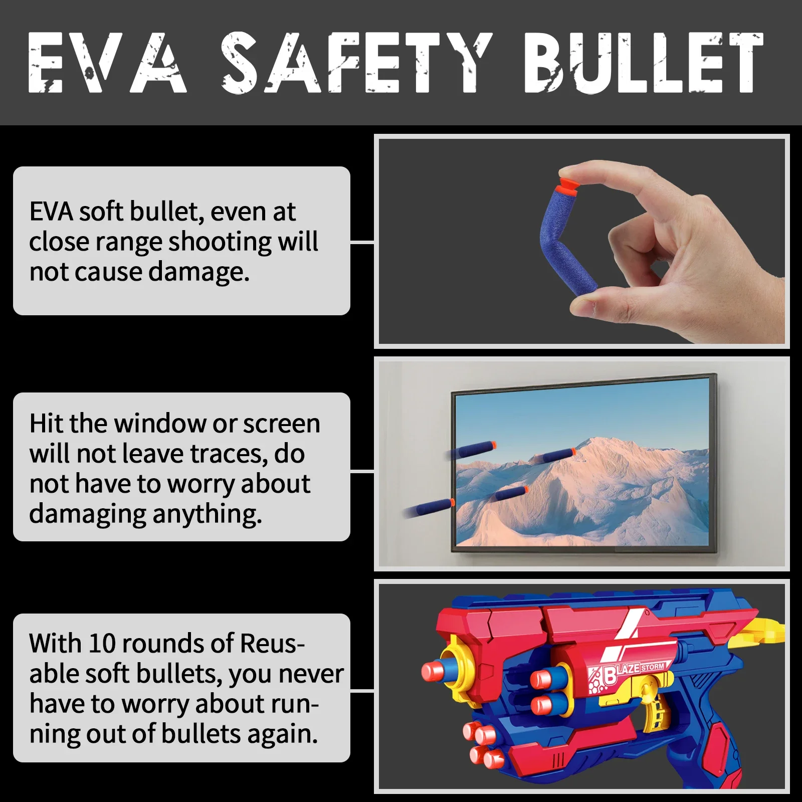 لعبة رصاصة ناعمة للأطفال، مسدس رمي السهام، احتياطية للتخزين مكونة من 6 رمي السهام، ألعاب ألعاب الرماية في الهواء الطلق، لعبة رغوة الناسف هدايا عيد الميلاد