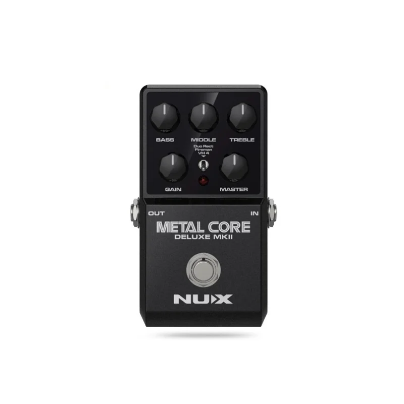 

NUX Metal Core Deluxe MKII Pedal, Electric Guitar Effects, High Gain Preamp, 3 Amp Models, Guitar Accessories