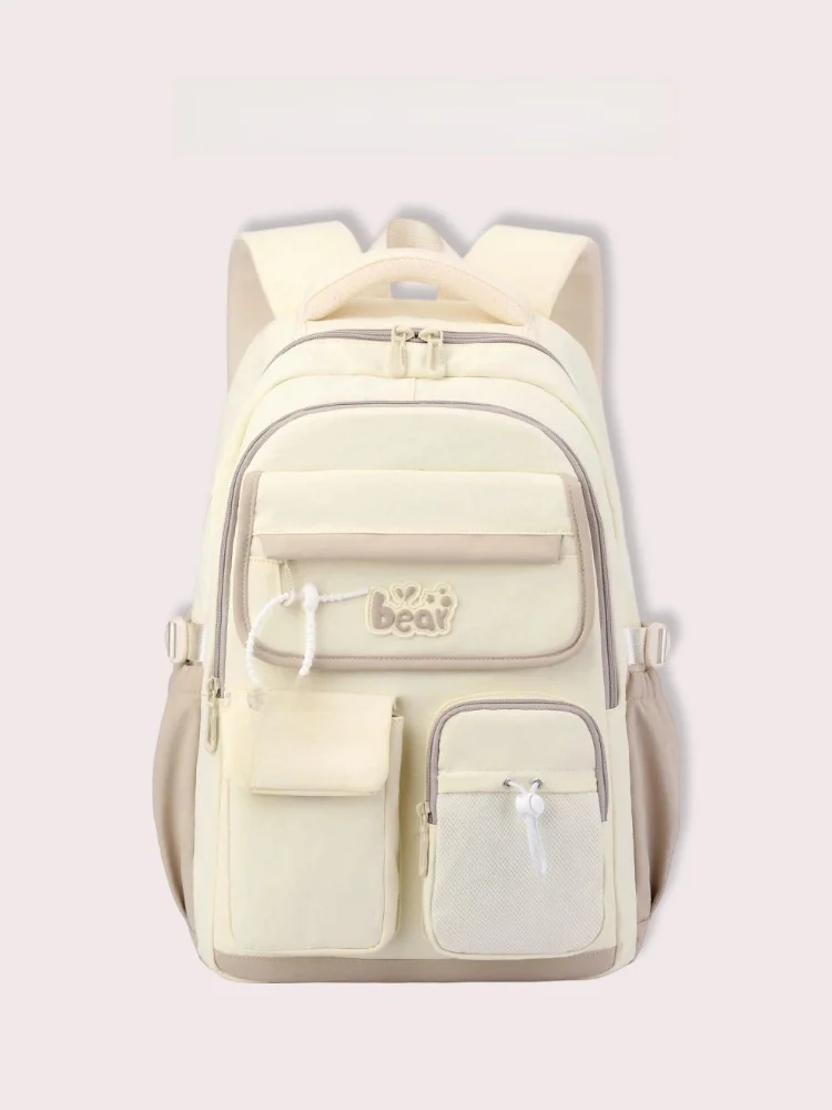 Clnoe Kenok Mochila escolar ultraleve de grande capacidade para estudantes do ensino fundamental e médio, mochila para viagen...