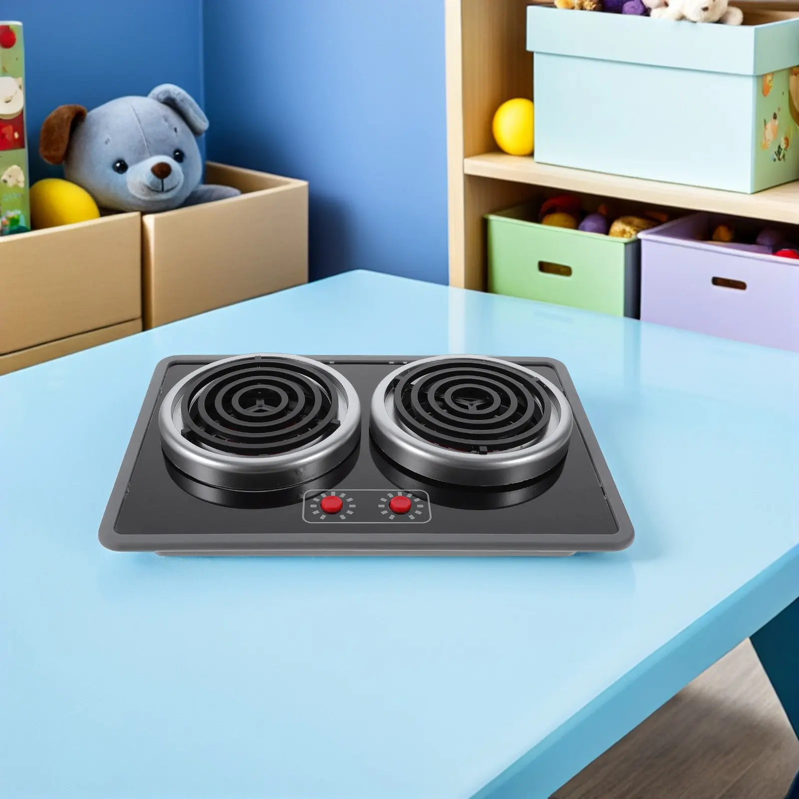 

Набор реалистичной имитации индукционной плиты для детской кухни: интерактивные световые и звуковые эффекты для ролевых игр и обучения