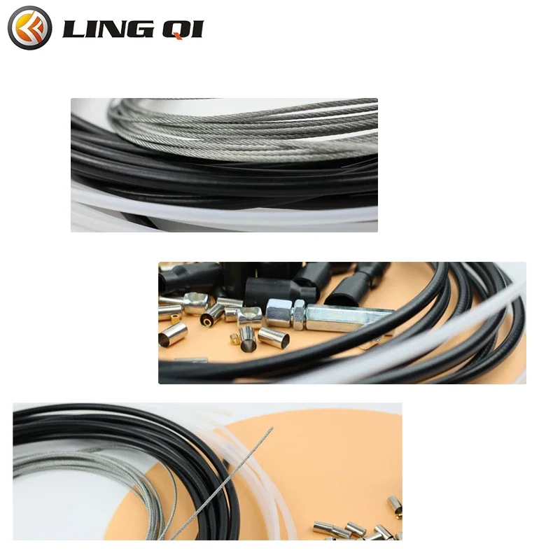 LINGQI Motorcycle Emergency Throttle Cable Brake Clutch Cable Repair Kit And Accelerator Clutch For