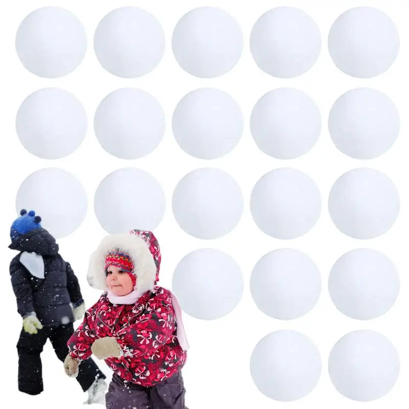 IkSoft-Fausse Neige Artificielle pour Enfant, Jouet d'Nik, Vacances de Noël et d'Hiver, Réaliste, 20 Pièces