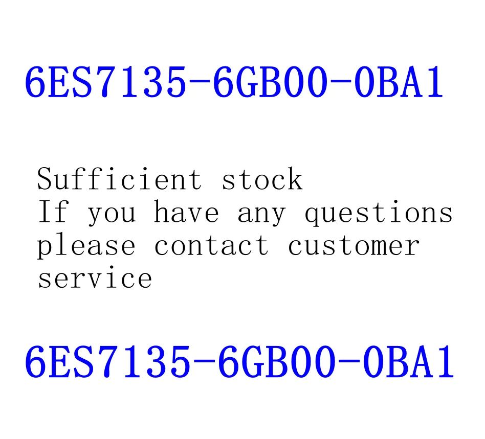 

6ES7135-6GB00-0BA1 6ES7 135-6GB00-0BA1 Новый модуль аналогового вывода ET 200SP