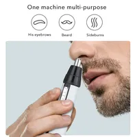 4 in 1 Rechargeable Nose Ear Hair Trimmer For Men Electric Eyebrow Beard Trimmer Nose And Ears Trimmer Hair Removal Grooming Kit