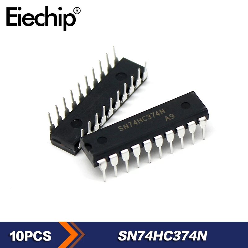 10PCS SN74HC374N 74HC374 DIP-20 New original logic ICs Integrated circuit Octal D-type fip-flop; positive edge-trigger; 3-state