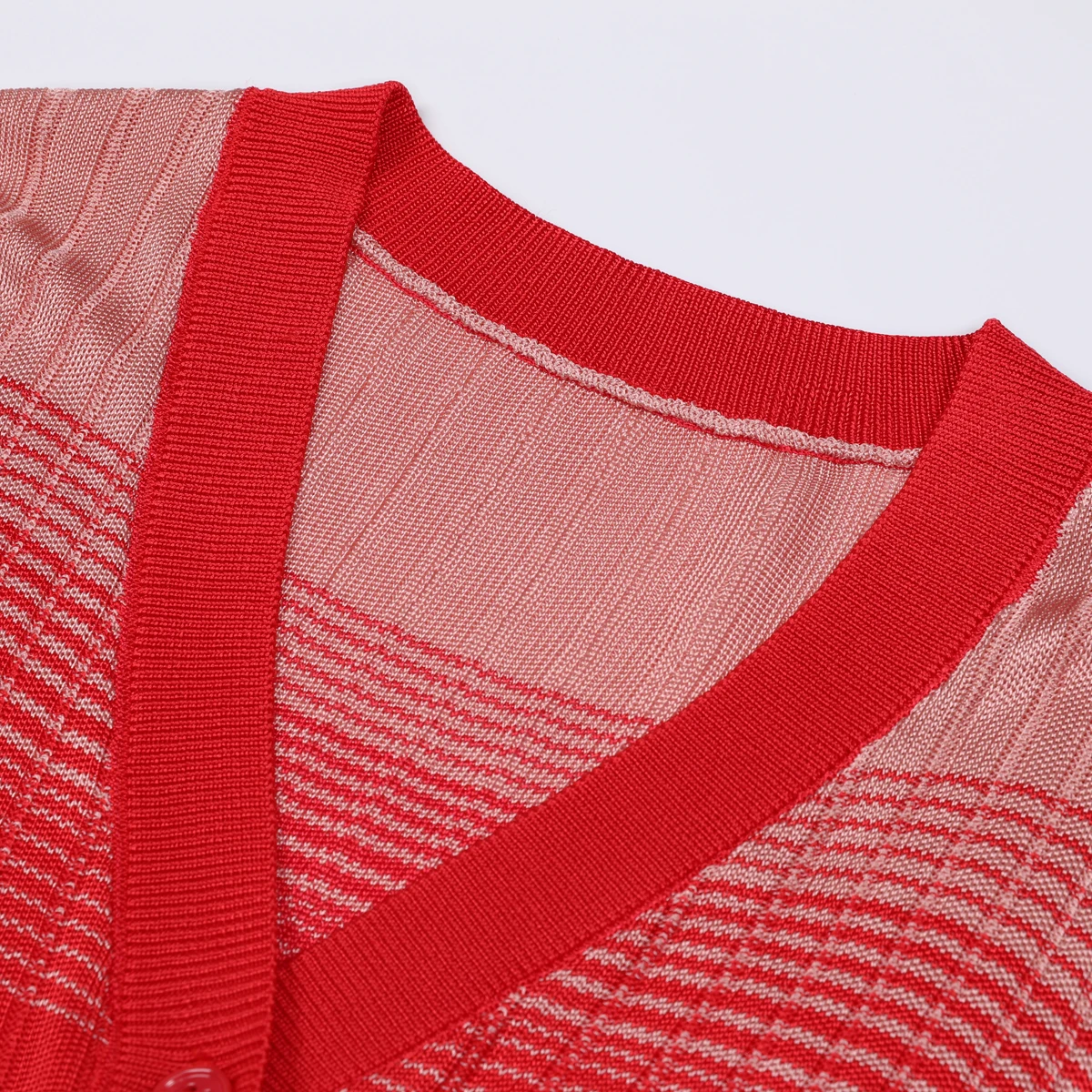 High Quality Spring And Autumn New Fashion Knitted Elastic Stripe Gradient Women's Cardigan+sleeveless Dress Women's Set