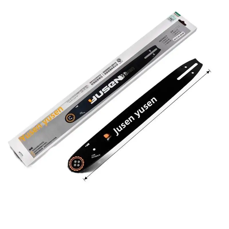 チェーンソーと電動のこぎりのオリジナル工場 Yusen 小型 3/8-16 インチ 28 ブレード 57 セクションガイドプレートチェーンソー用アクセサリー