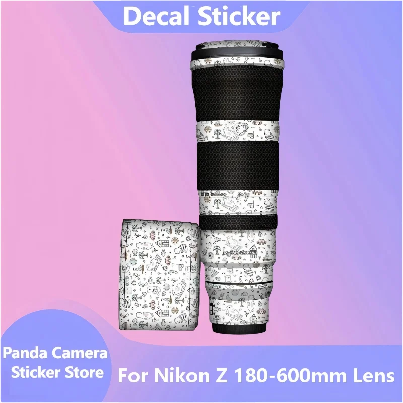 

Наклейка для объектива Nikon Z 180-600mm, защитная пленка от царапин, защитная пленка для корпуса, наклейка-защита для NIKKOR Z 180-600 VR