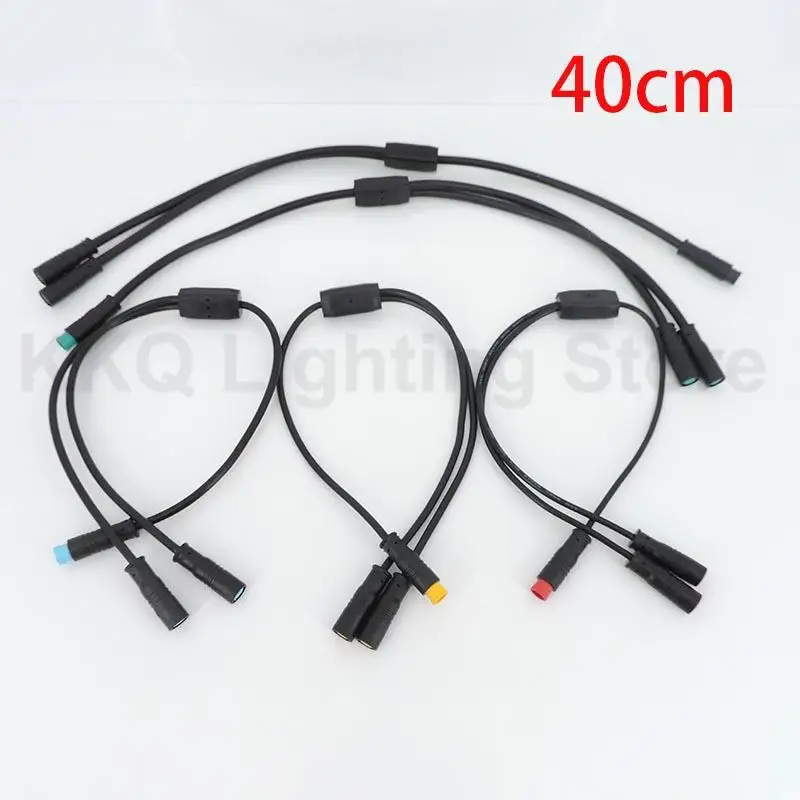 Waterproof Y Splitter 1 Male to 2Female with 2/3/4/5/6 Pin Connector for BAFANG BBS01/BBS02/BBSHD Sensor Brake E-bike Motor K