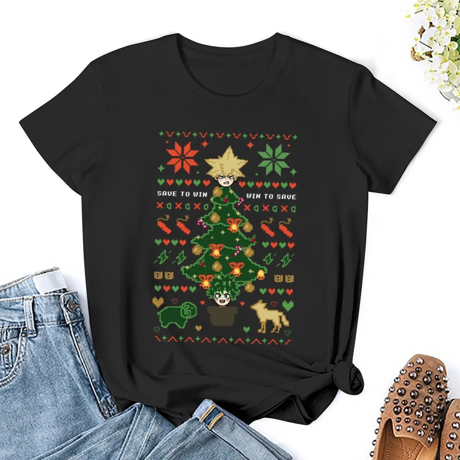 Bkdk Kerst T-Shirt Dierenprint Shirt Voor Meisjes Dameskleding T-Shirt Met Korte Mouwen Dames