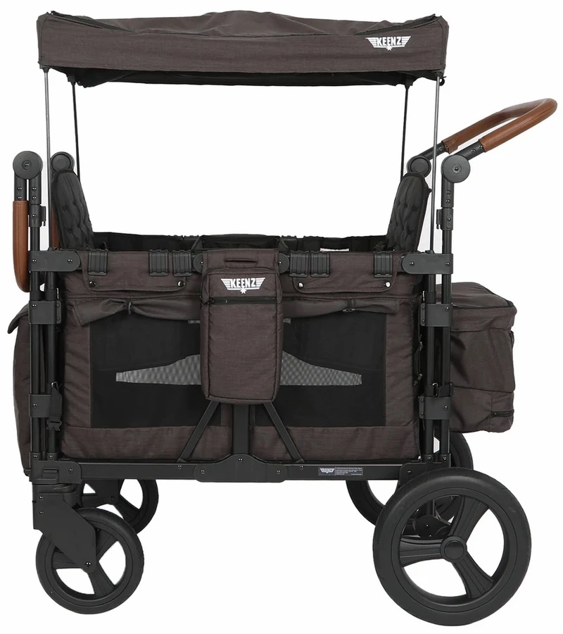 

Keenz XC+ Luxury Comfort 4 Passenger Stroller Wagon - Charcoal Black