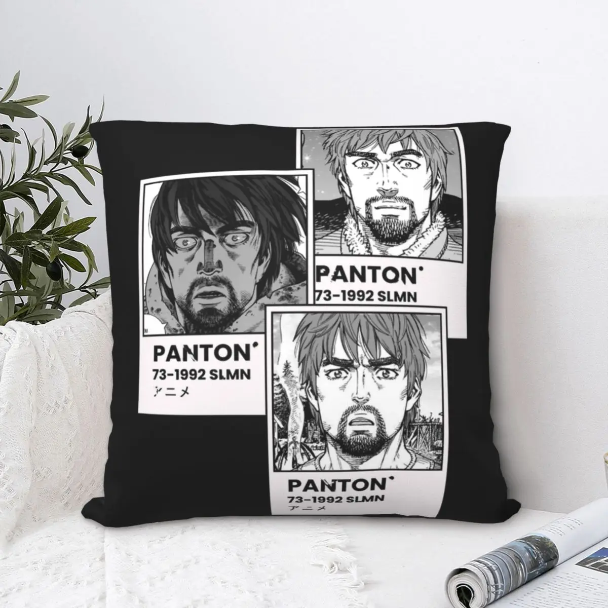 

Einar Vinland Saga Square Pillowcase Polyester Pillow Cover Velvet Cushion Decor Comfort Throw Pillow For Home Car