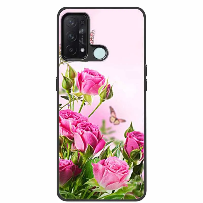 For Oppo Reno5 A 5G Case 6.5\'\' Silicone Cute Cats Soft TPU Phone Cases for Oppo Reno 5A 5G Protective Back Cover Reno5A 5 A Cool