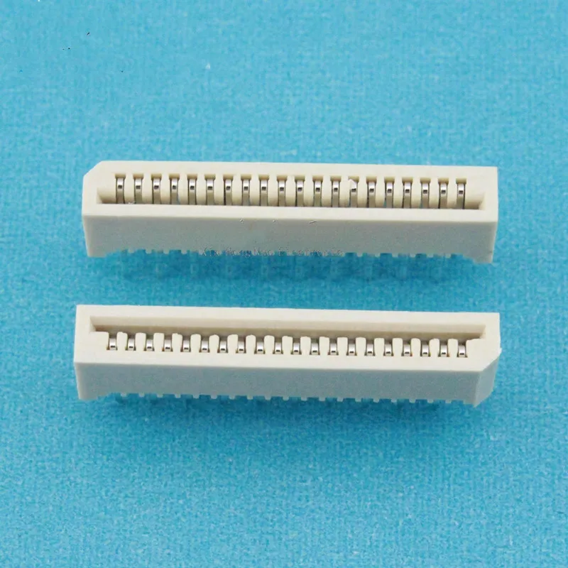 20PCS 1.0mm FPC/FFC Connector LCD Flexible Flat Cable Socket 4 6 8 10 12 14 18 20 22 24 30 Pin Double Row DIP Straight Pin Type