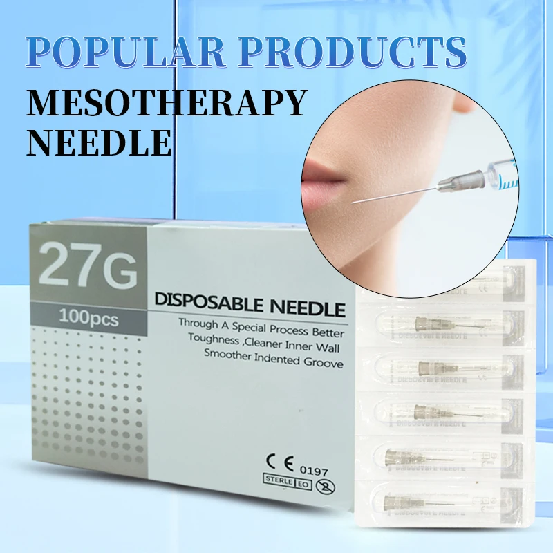 

Hot Sale 30G 34G 1.5mm Sharp Needle Meso Disposable Painless Samll Needle For Facial Cosmesis Filler Tool