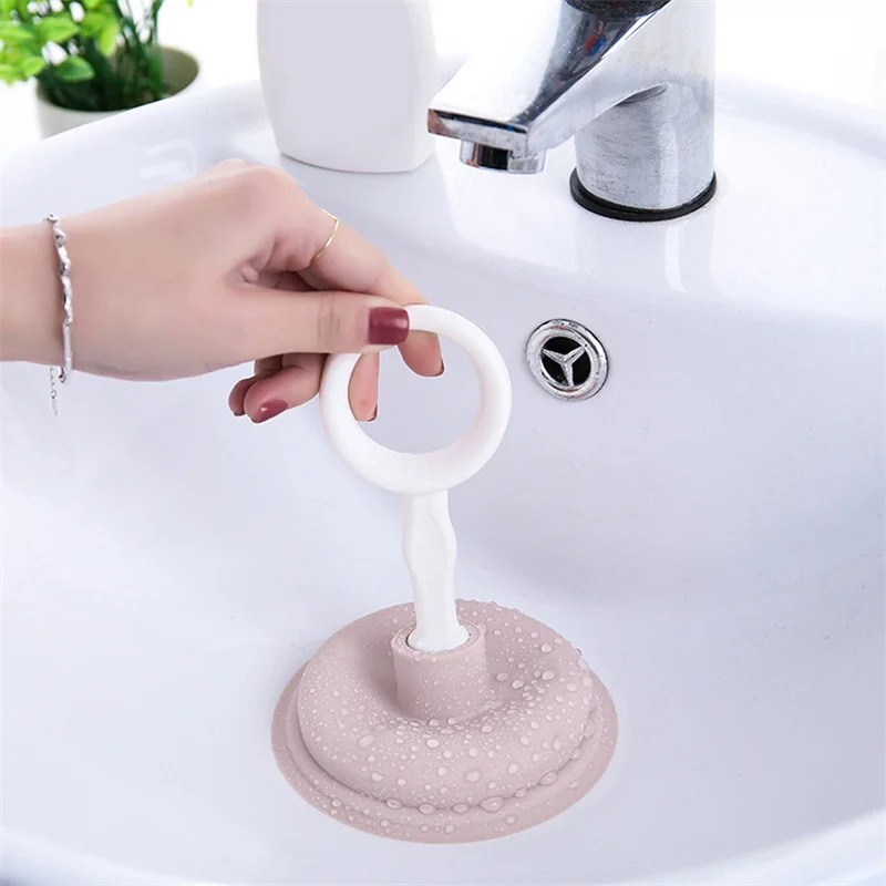 Pipeline Dredge Plunger Suction Pipe High Pressure Powerful Manual Sink Opener Cleaner Pump For Bath Toilets Bathroom