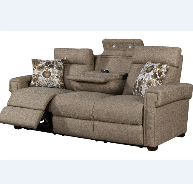 

Современный и комфортный 3-местный электрический раскладной диван из велюровой ткани, классический комплект мебели для гостиной.