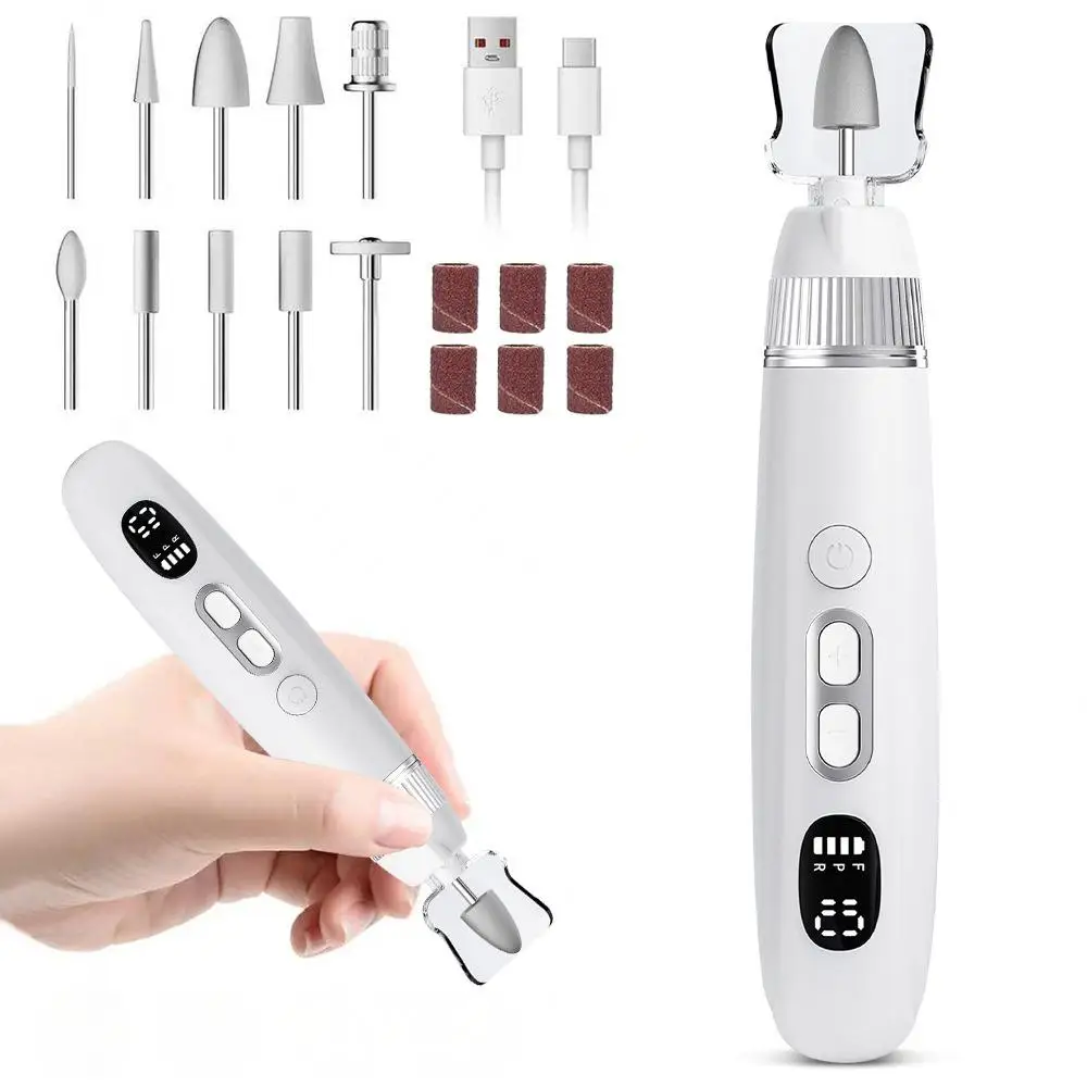 

Cordless Electric Nail Drill Machine 10 Speed Manicure Pedicure Kit Portable Nail File Set for Acrylic Nails Gel Polish Remover