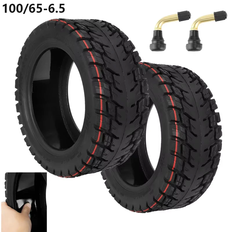 2 قطعة 100/65-6.5 إطارات دون أنابيب ذاتية الشفاء لـ Kukirin G4 Max/VSETT 11+/ZERO 11X/Dualtron Scooter 11 بوصة إطار بديل #1