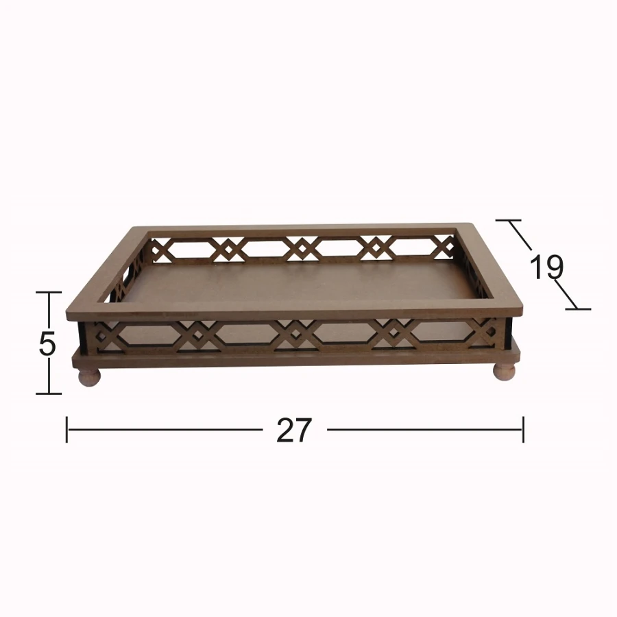 T775 rectangular presentation, hobby wood painting presentation